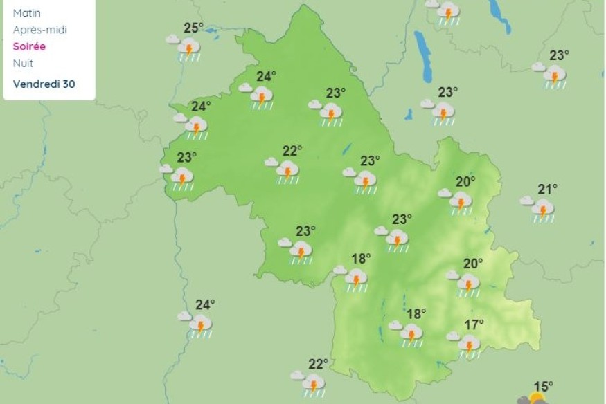 Le temps va virer à l’orage en Isère