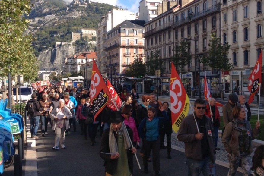 Mobilisation du 2 octobre moins suivie : le point en Isère