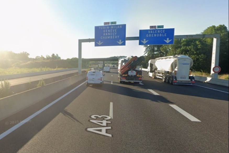 Rectificatif : fermeture de la VRU et de l'A41 Nord au niveau de Chambéry ce week-end, l'A43 non concernée
